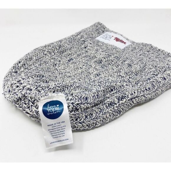 Love‎ Your Melon Minnesota Twins Knit Beanie Navy White Hat Unisex - Picture 4 of 6